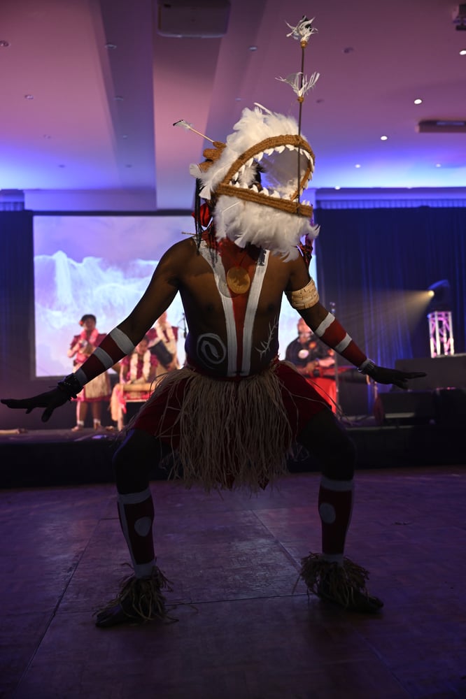 Torres Strait Islander dancer - Summit 2023