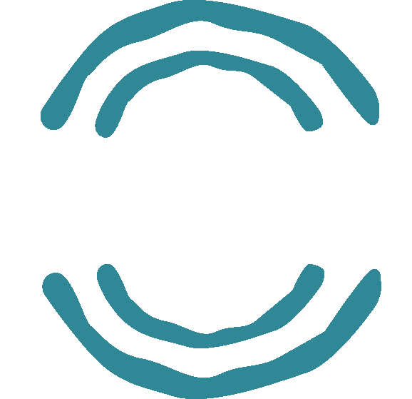 reciprocity symbol - turquoise